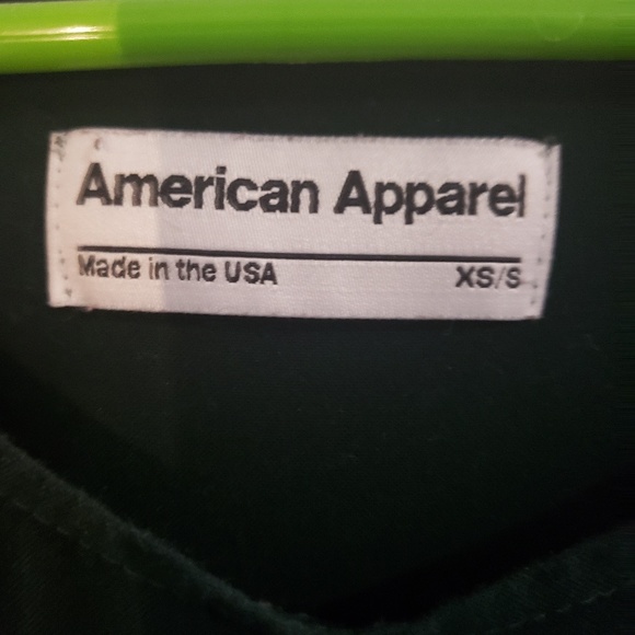American Apparel mini tent dress dark green - Picture 3 of 3